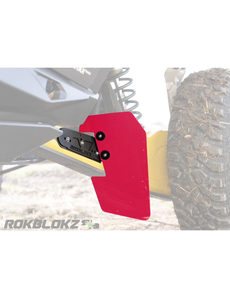 FLAPSURI / PROTECTII LA ROTI IMPOTRIVA PIETRELOR PENTRU CAN-AM MAVERICK R - ROSU [8]