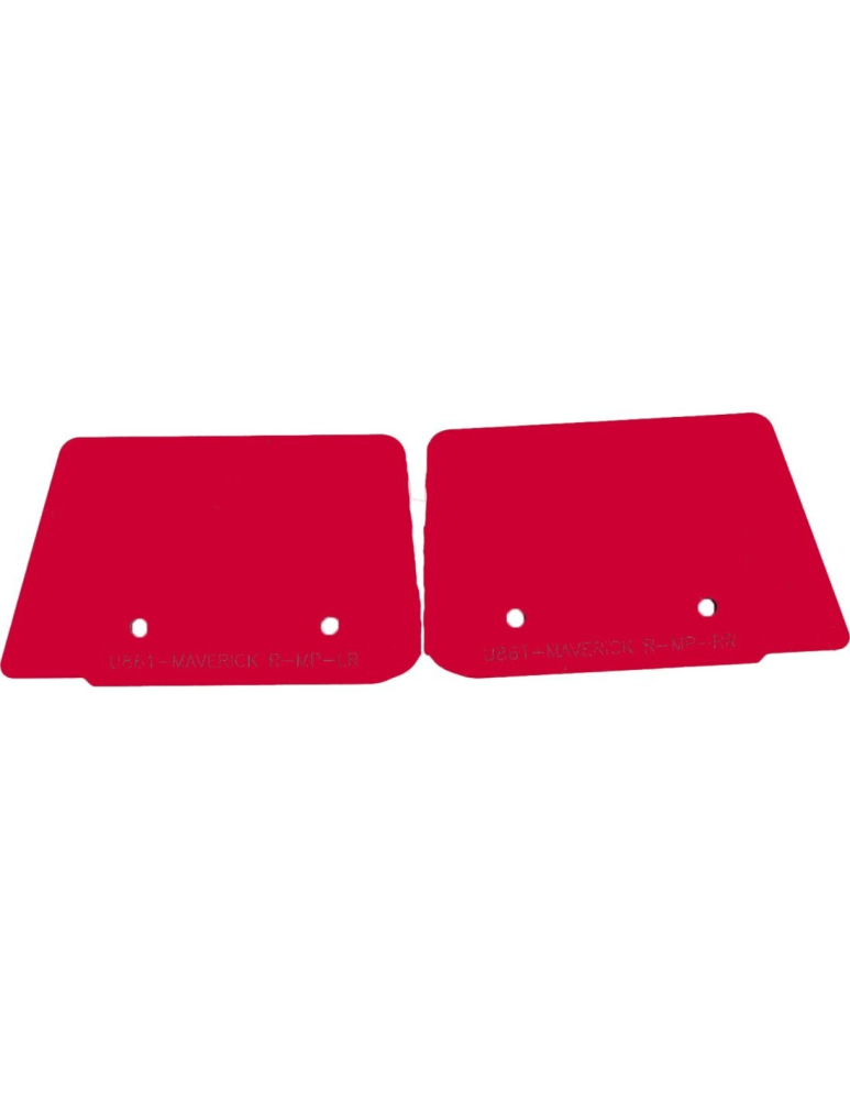 FLAPSURI / PROTECTII LA ROTI IMPOTRIVA PIETRELOR PENTRU CAN-AM MAVERICK R - ROSU [3]