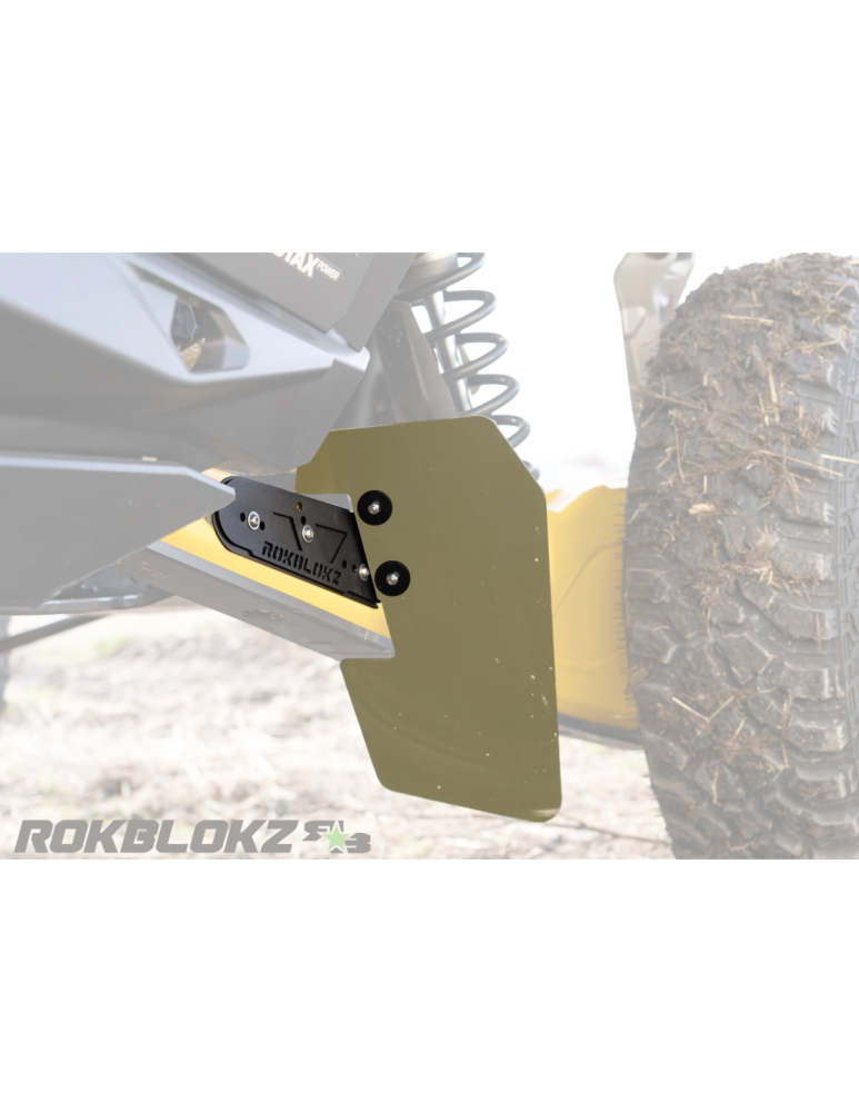 FLAPSURI / PROTECTII LA ROTI IMPOTRIVA PIETRELOR PENTRU CAN-AM MAVERICK R - VERDE OLIVE [8]