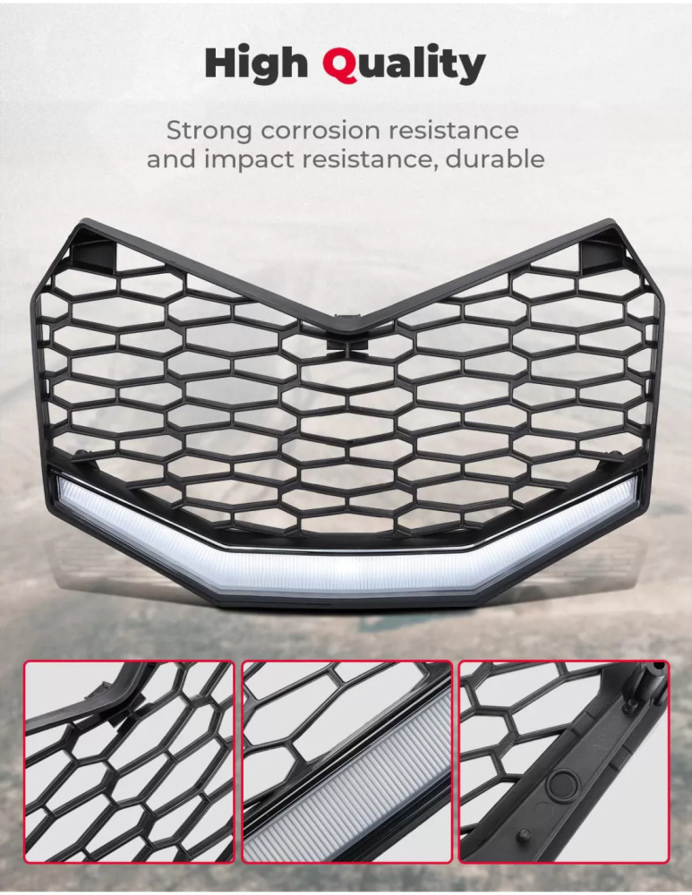 GRILA RADIATOR CU POZITIE LED INCORPORATA - CAN-AM MAVERICK X3 [3]