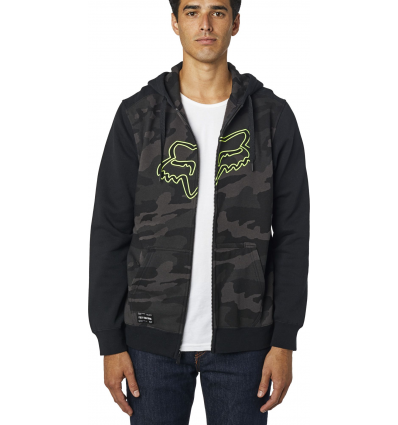 HANORAC FOX DESTRAKT CAMO ZIP FLEECE BLACK CAMO [6]