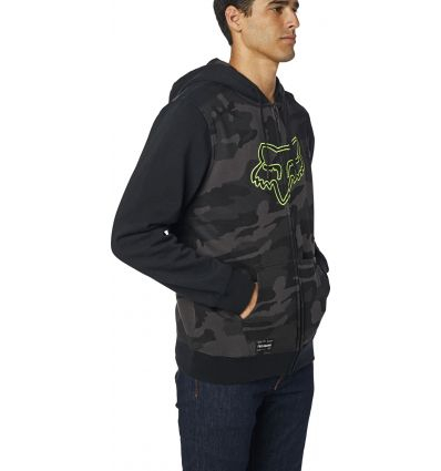 HANORAC FOX DESTRAKT CAMO ZIP FLEECE BLACK CAMO [4]