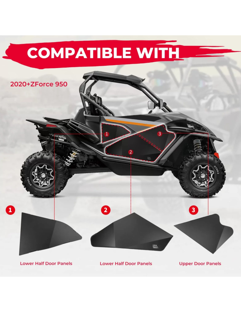 INCHIDERI USI INFERIOARE DIN ALUMINIU - CFMOTO Z10 / ZFORCE 1000 SPORT [4]