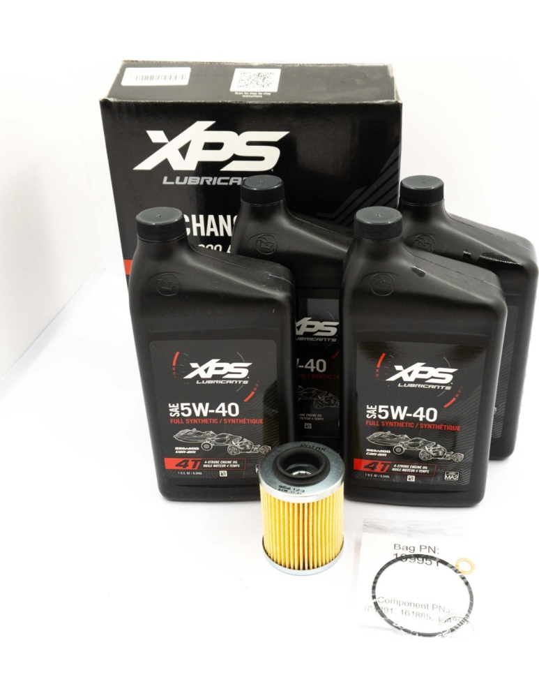 KIT SCHIMB ULEI MOTOR XPS 5W40 (FULL SINTETIC) + FILTRU ULEI CAN-AM MAVERICK X3 900 CC TURBO RR (3.784 L) [7]
