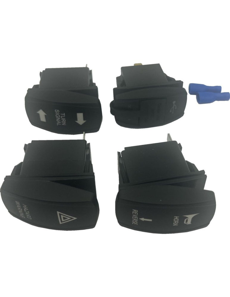 KIT SEMNALIZARE CU CLAXON - ATV / SSV / UTV - CAN-AM / POLARIS / CFMOTO / HONDA / YAMAHA / KAWASAKI [5]