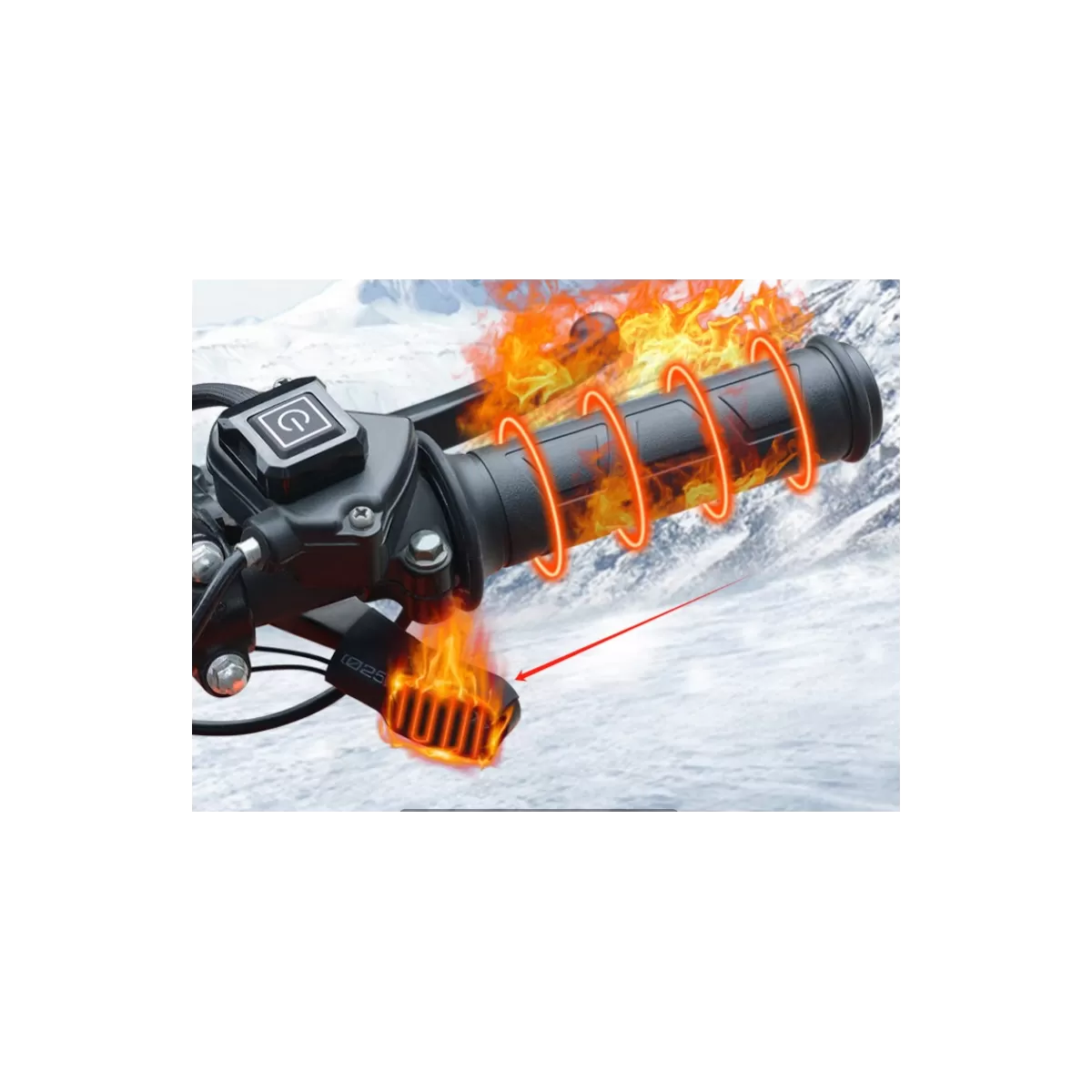 Mânere Încălzite Dual-Zone cu Accelerație Încălzită – Accesoriu ATV [4]