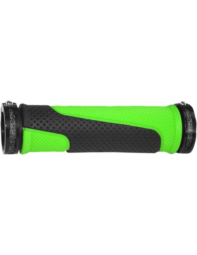 MANSOANE GHIDON LOCK-ON NEGRU / VERDE DUAL DENSITY 22MM 13CM - PROGRIP [2]