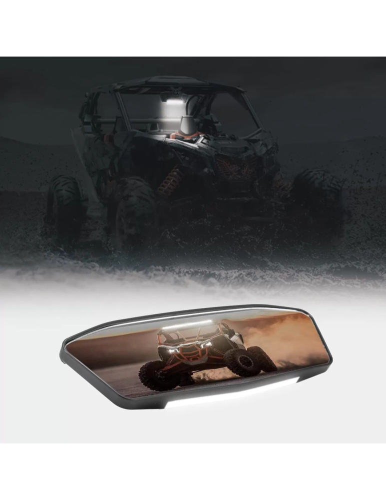 OGLINDA RETROVIZOARE CU LUMINA CABINA THE BEAST CAN-AM MAVERICK X3 [2]
