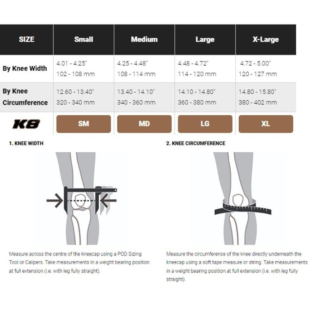 ORTEZA / GENUNCHERA POD K8 3.0 CARBON XL [2]