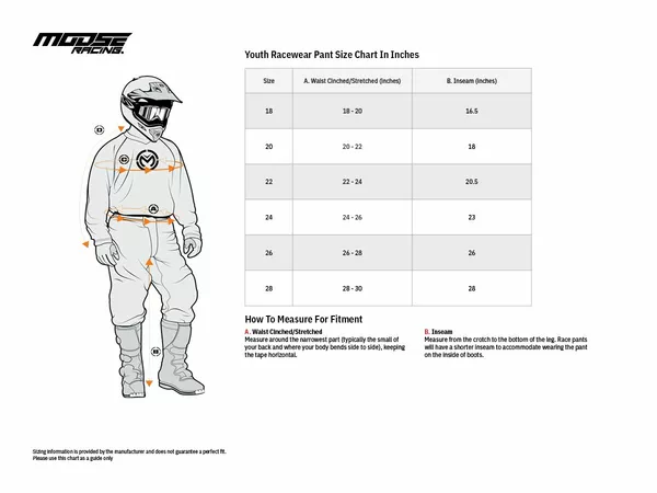 Pantaloni Moto Copii 100% Agred Roșu/Alb/Albastru [2]