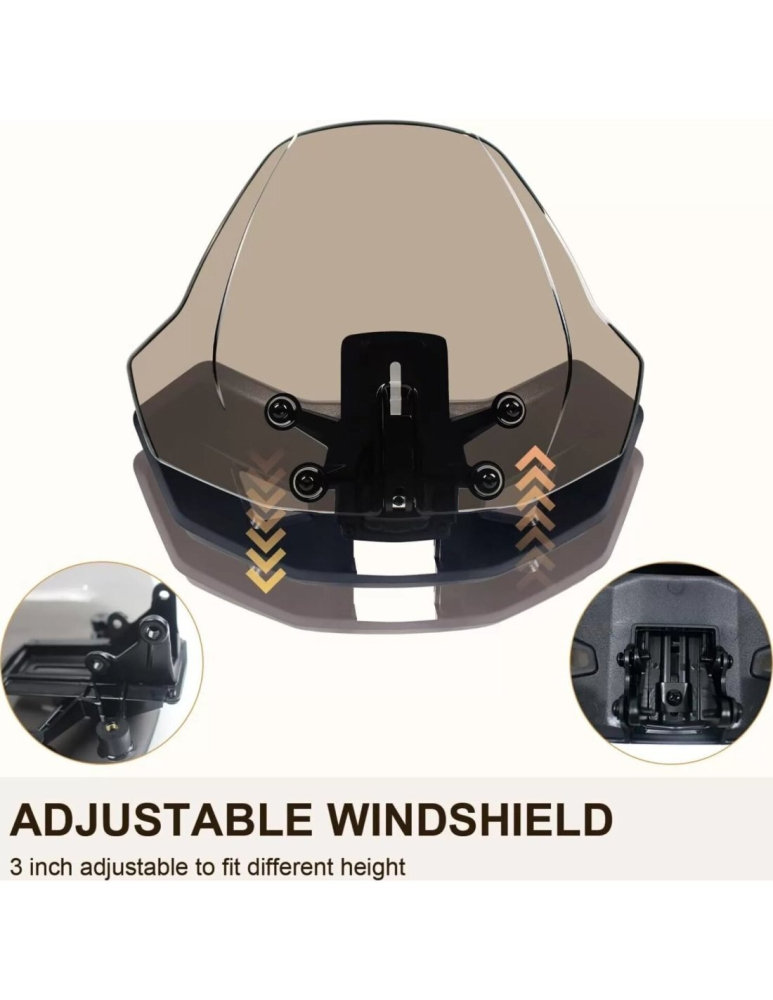 PARBRIZ AJUSTABIL ADVENTURE FUMURIU - CAN-AM RYKER (R/F 219401032) [3]