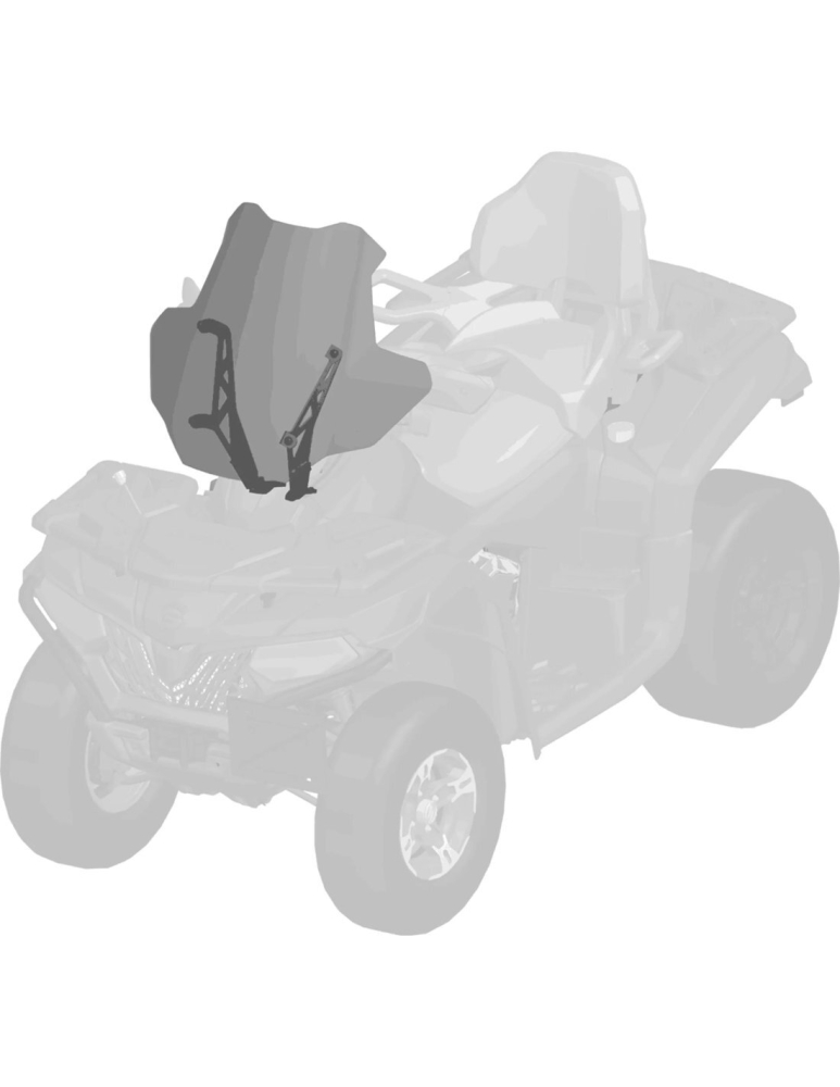 PARBRIZ ATV CFMOTO CFORCE 450 / 520 / X4 / X5 [2]