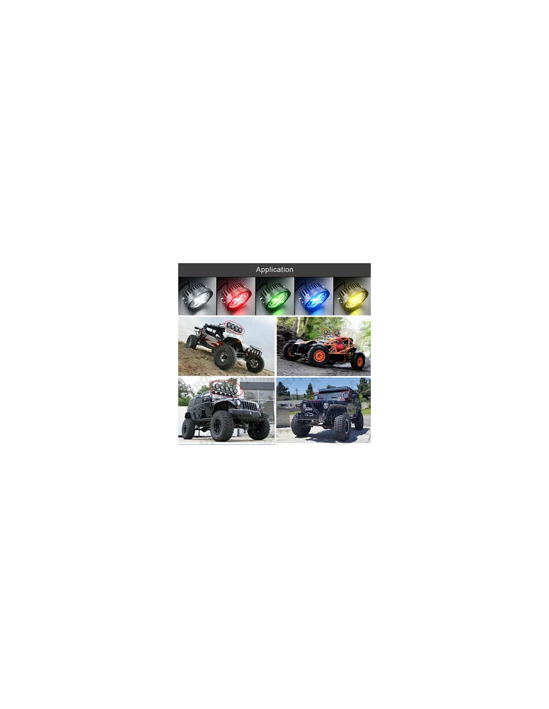Proiector LED Aurora 40W 10.16cm (SET 2 BUC) – Accesoriu ATV SSV Off-Road [8]