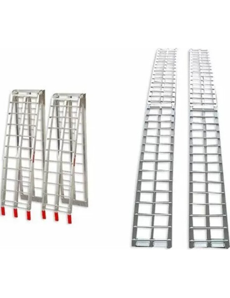RAMPE PLIABILE ALUMINIU (2 BUC) ATV / MOTO, MODEL GRILAJ, 226x30.5 CM, INCARCARE MAX 680 KG [2]