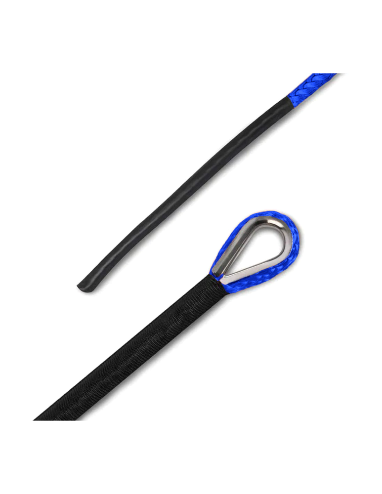 SUFA SINTETICA TROLIU ATV 6 MM x 15 M ALBASTRA - THE BEAST [2]