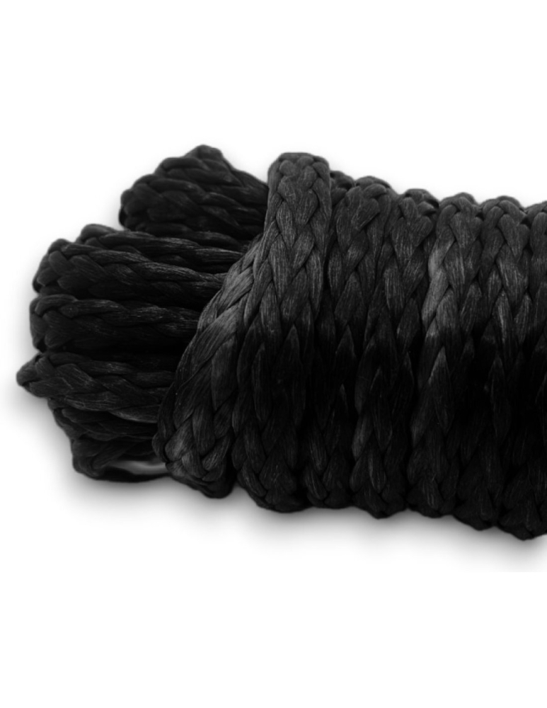 SUFA SINTETICA TROLIU ATV 6MM x 15M - NEGRU - THE BEAST [3]