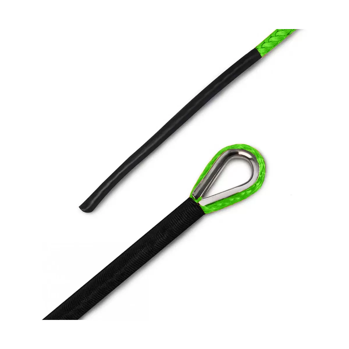 Sufa Syntetica Troliu ATV & SSV 6mm / 15m – Verde – RopeHook [2]