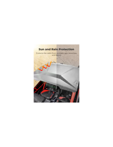 ACCESORII - ACOPERIS ALUMINIU - SILVER CAN-AM MAVERICK X3