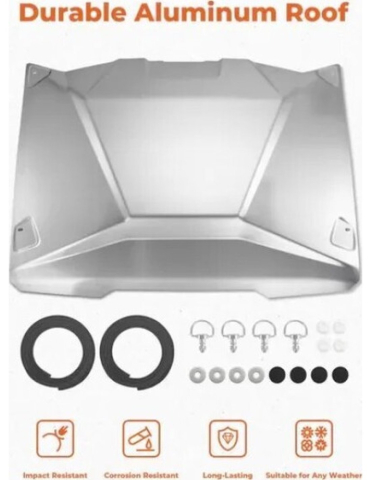 ACOPERIS ALUMINIU - SILVER CAN-AM MAVERICK X3 [1]