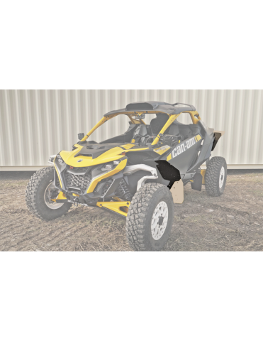 ACCESORII SSV - APARATORI NOROI SSV CAN-AM MAVERICK R - OVERFENDERE - CREM CU NEGRU