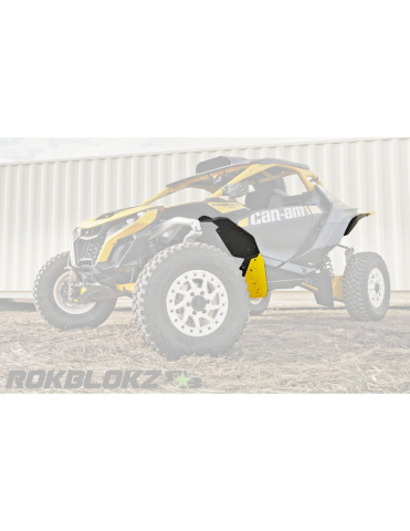 ACCESORII - APARATORI NOROI SSV CAN-AM MAVERICK R - OVERFENDERE - GALBEN CU NEGRU