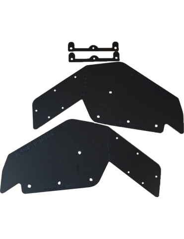 APARATORI NOROI SSV CAN-AM MAVERICK R - OVERFENDERE - PORTOCALIU CU NEGRU [5]