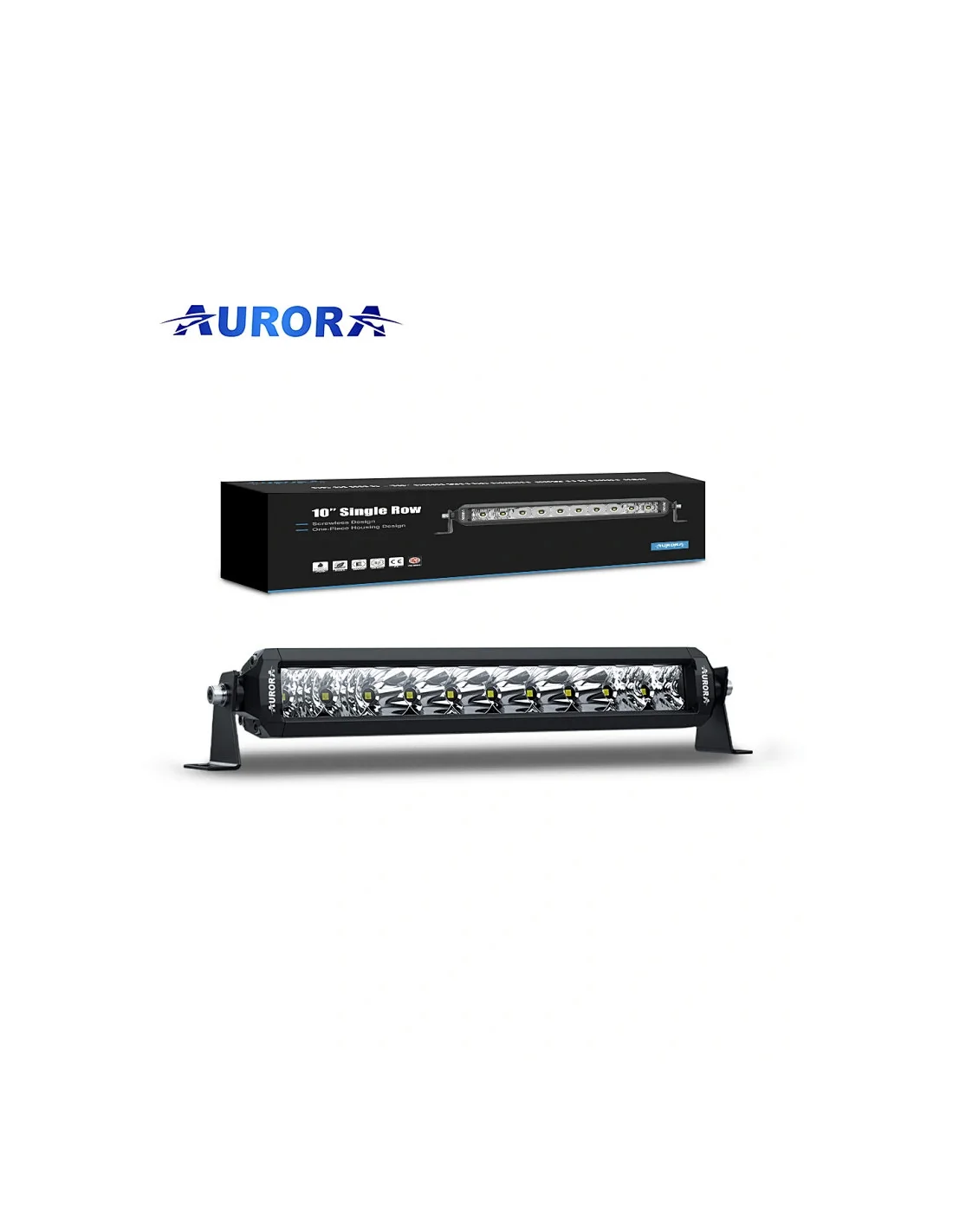 PROIECTOARE LED ATV UTV - Bara LED Aurora 50W 25.4cm – Accesoriu ATV SSV Off-Road