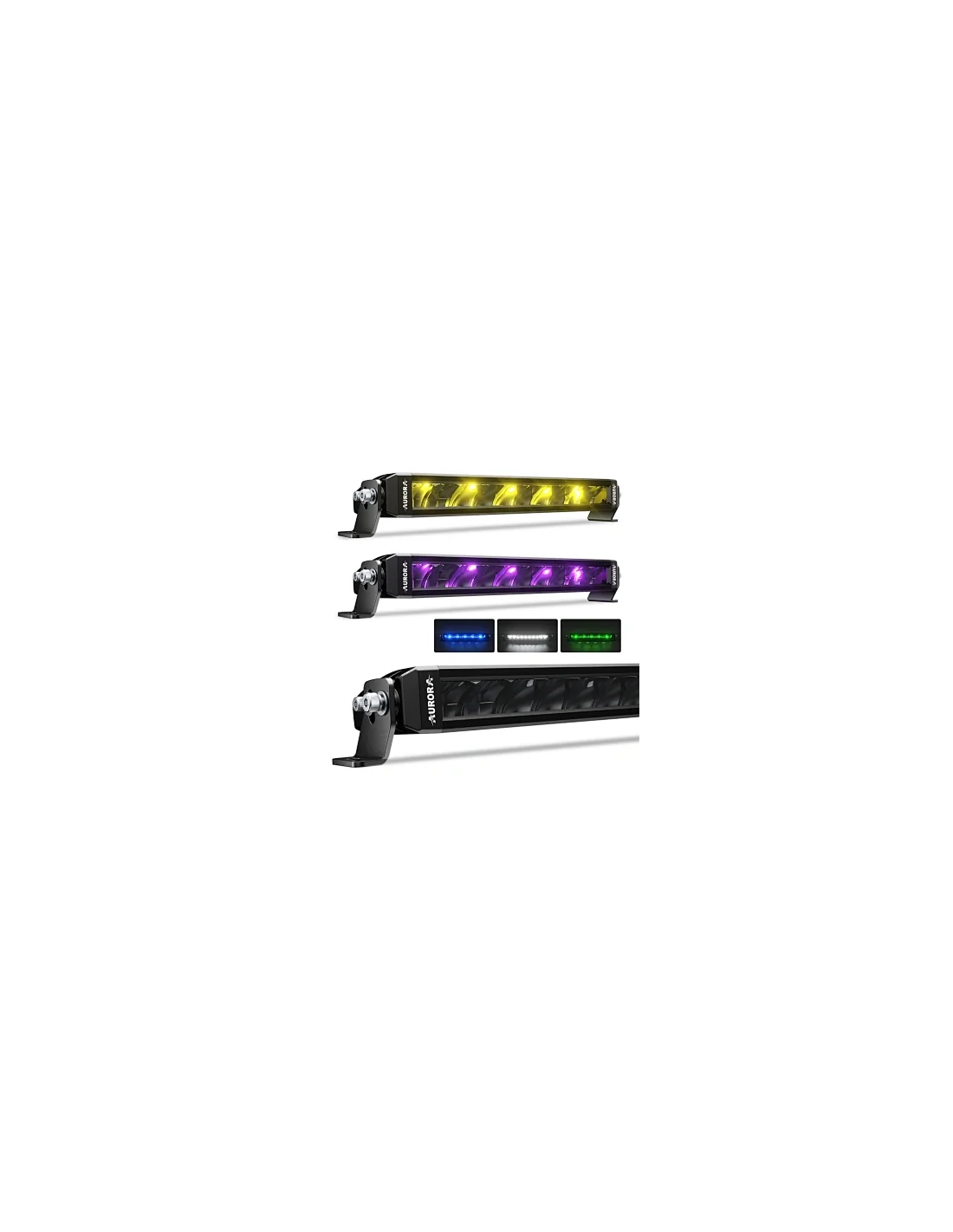 Bara LED RGB Aurora 50W 25.4cm – Accesoriu ATV SSV Off-Road [1]