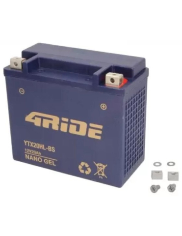 BATERIE YTX20HL-BS 4RIDE GEL [0]