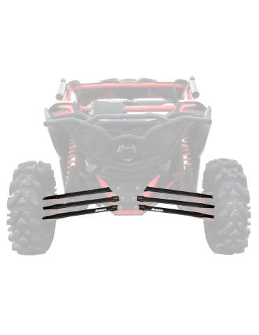 ACCESORII SSV - BIELETE SPATE SET 6 BUC SSV CAN-AM MAVERICK X3 72 INCH BOXED NEGRU