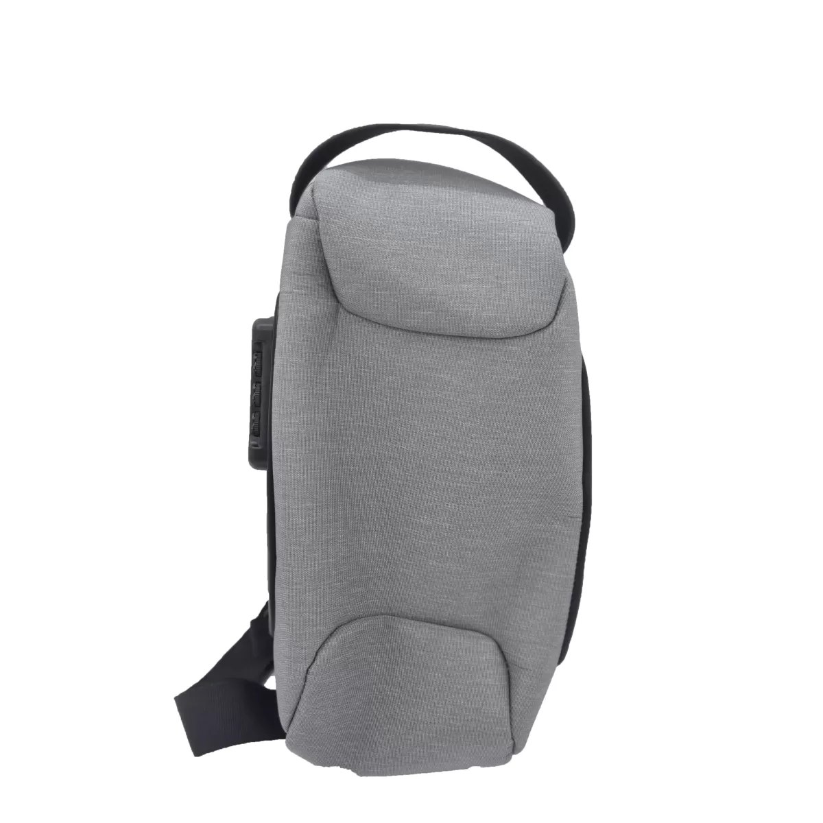 ECHIPAMENTE MOTO - Borseta / Geanta Textila de Umar cu Cifru – 43x34x50 cm – Gri – Ideala pentru Motocicleta / ATV / Bicicleta / Trotineta