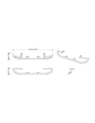 BULLBAR SPATE HD ATV CAN-AM OUTLANDER G3 (exceptie 6x6) [2]