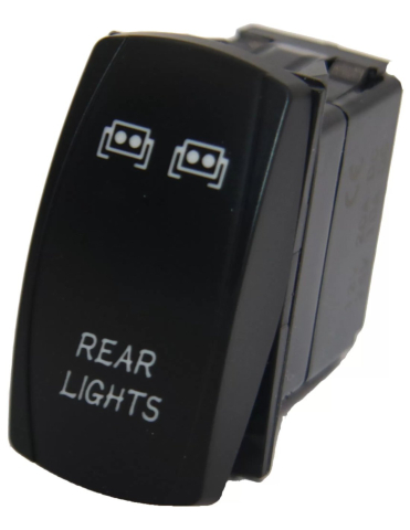 PIESE - BUTON INTRERUPATOR LUMINI SPATE THE BEAST SSV/UTV POLARIS/CFMOTO/CAN-AM 3 PINI, 2 POZITII