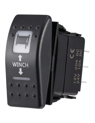 PIESE - BUTON ON/OFF ACTIONARE TROLIU (WINCH SWITCH) ATV / UTV / SSV THE BEAST 7 PINI, 2 POZITII