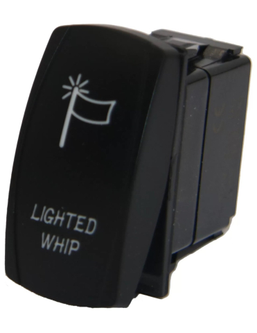 PIESE - BUTON ON/OFF BEC STEAG (CU LED ALBASTRU) -SSV / UTV -CAN-AM / POLARIS / CFMOTO 5 PINI, 2 POZITII