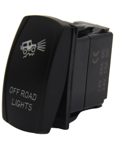 PIESE - BUTON ON/OFF (CU LED ROSU) - SSV / UTV 7 PINI, 3 POZITII