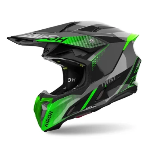 CASCA AIROH NEGRU / VERDE XL [0]