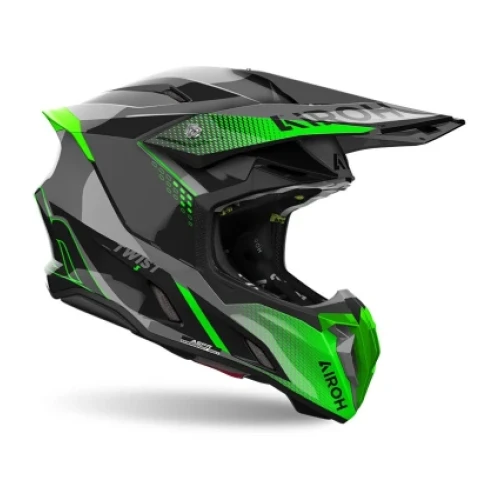 CASCA AIROH NEGRU / VERDE XL [2]