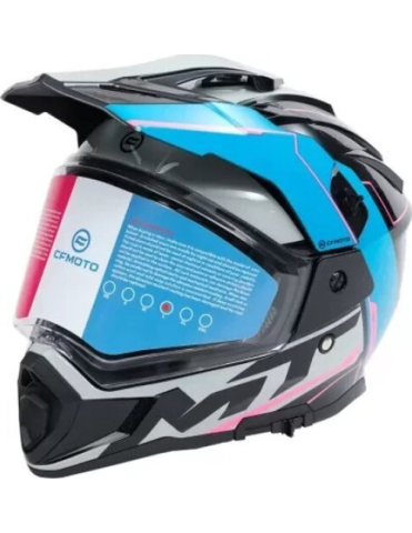 CASCA ATV FULL FACE CFMOTO NEGRU/ ALBASTRU M [0]