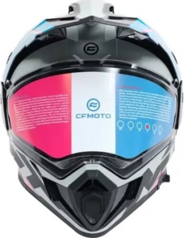 CASCA ATV FULL FACE CFMOTO NEGRU/ ALBASTRU M [2]