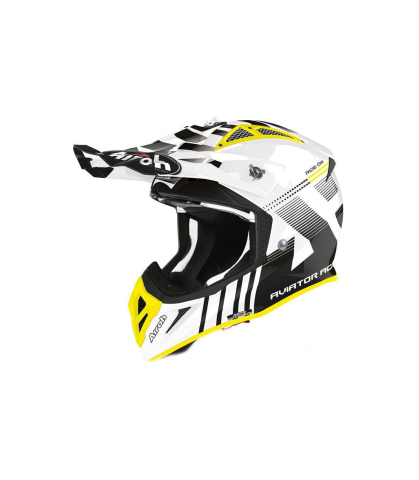 ECHIPAMENTE MOTO - CASCA AVIATOR ACE NEMESI WHITE GLOSS XL