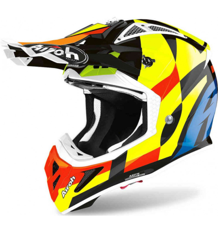 ECHIPAMENTE MOTO - CASCA AVIATOR ACE TRICK BLACK GLOSS L