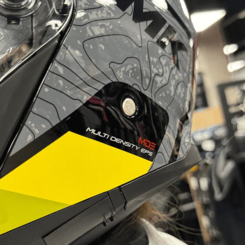 CASCA INTEGRALA SMK GRI ANTRACIT / GALBEN [3]