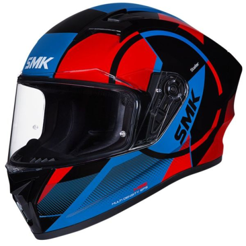 ECHIPAMENTE MOTO - CASCA INTEGRALA SMK STELLAR FARO GRI/ROSU