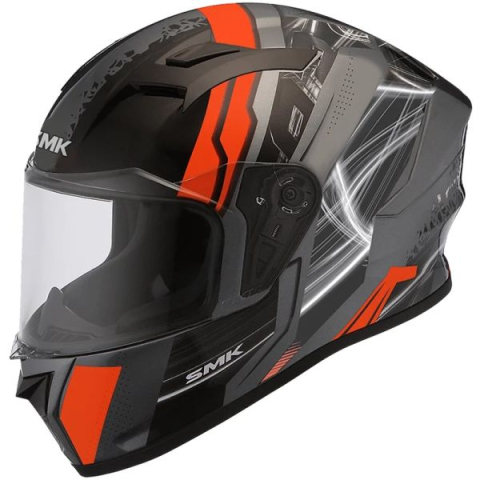 ECHIPAMENTE MOTO - CASCA INTEGRALA SMK STELLAR SWANK NEGRU/GRI/MATT/ROSU