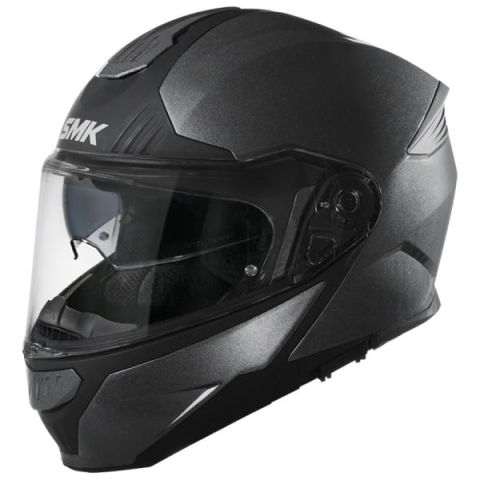 ECHIPAMENTE MOTO - CASCA MODULARA SMK GULLWING NEGRU/MAT