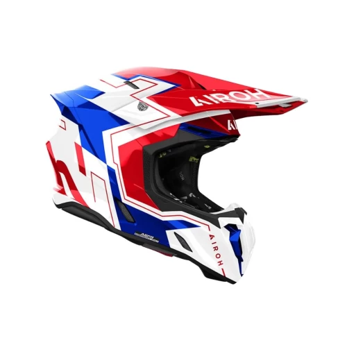 Casca Moto AIROH Twist 3 Dizzy – Albastru/Rosu Lucios [1]