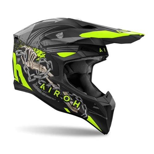 Casca Moto AIROH Wraaap Darkness – Negru Mat [1]