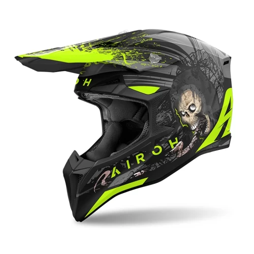 Casca Moto AIROH Wraaap Darkness – Negru Mat