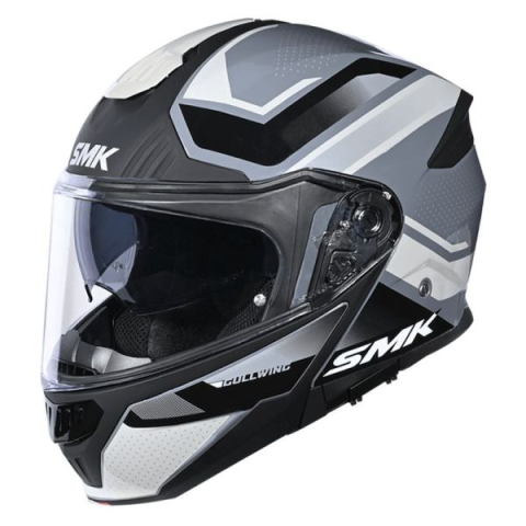 ECHIPAMENTE MOTO - CASCA RABATABILA SMK GULLWING SUPERTOUR ANTRACIT/NEGRU/GRI
